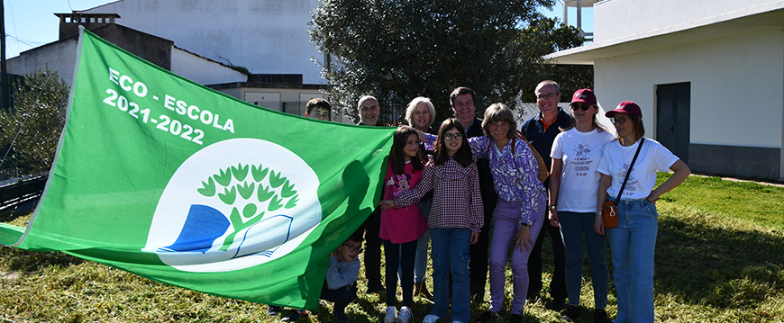 Hastear da bandeira verde eco-escolas 2021/2022